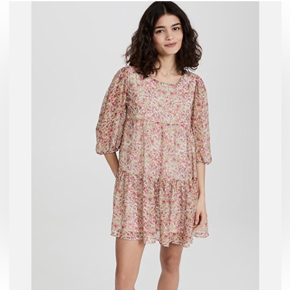 BB Dakota Floral Multi-Color Mini Dress